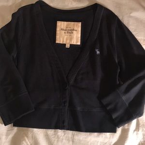 Abercrombie & Fitch Navy Mid-sleeve Light Jacket